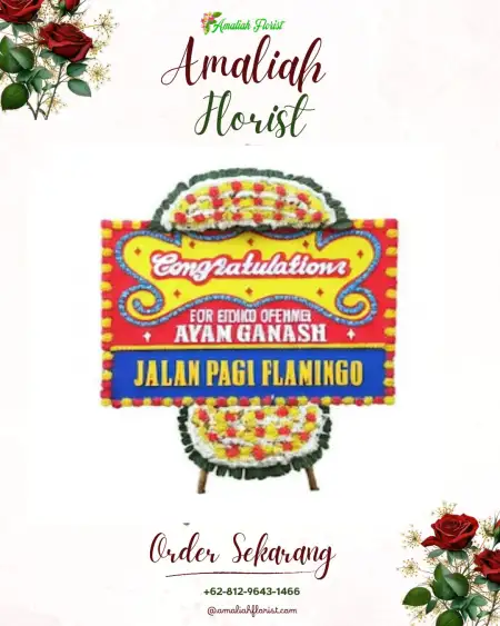 Sewa Papan Bunga Seloretno